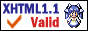 Valid XHTML1.1